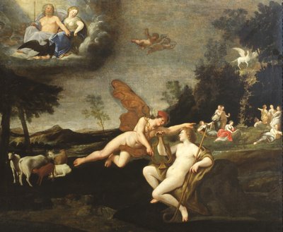 Mercury and Apollo by Francesco Albani